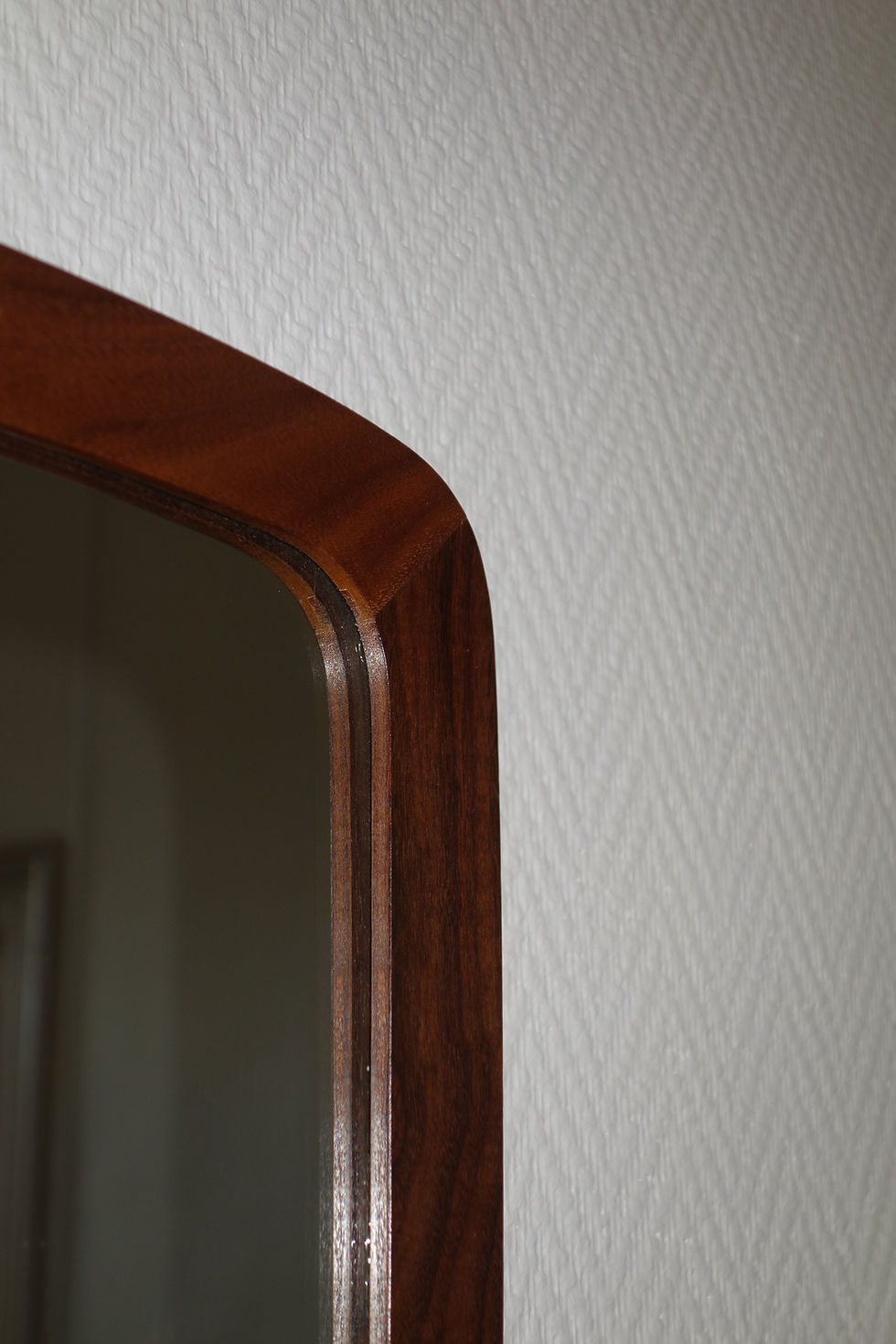 Miniature : Miroir scandinave en teck