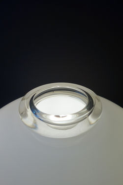 Lampe champignon opaline Murano année 60