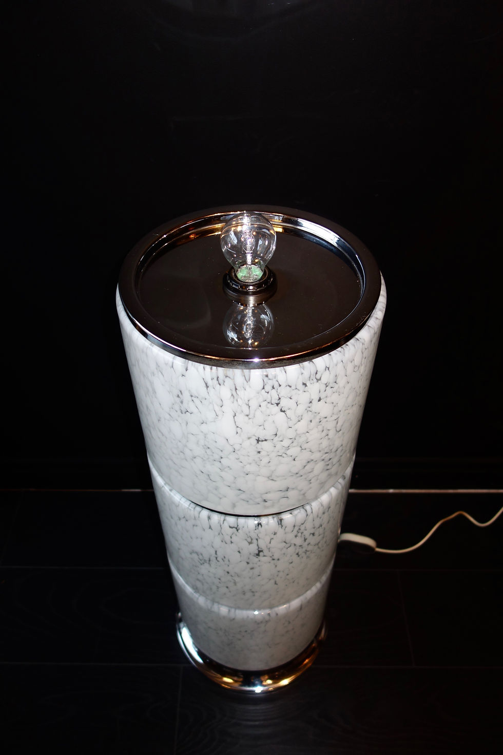 Miniature : Lampadaire moucheté de Carlo & Aldo Nason pour Mazzega, Italie 1970's