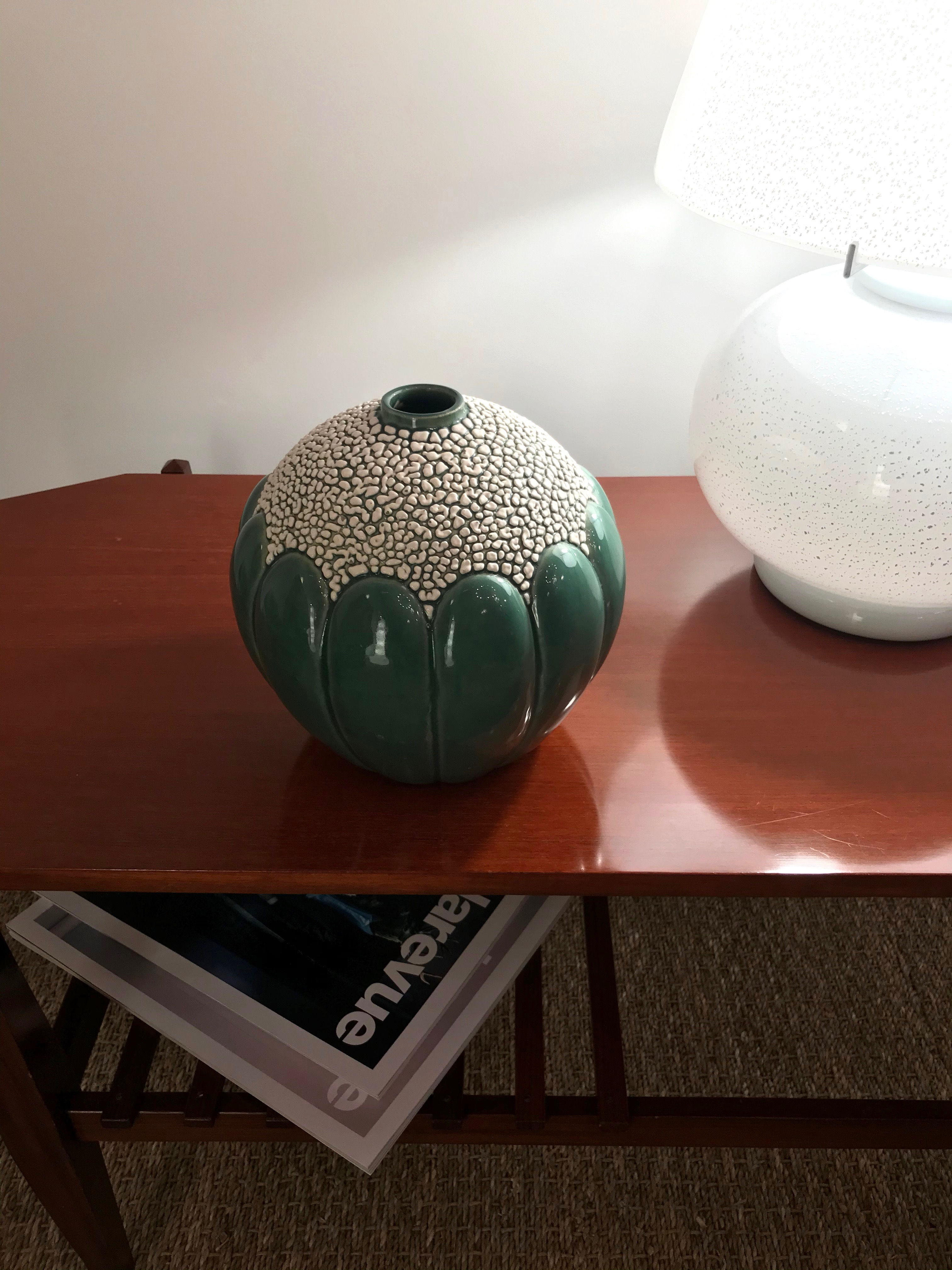 Vase soliflore Art déco par Saint Clément, France 1930's