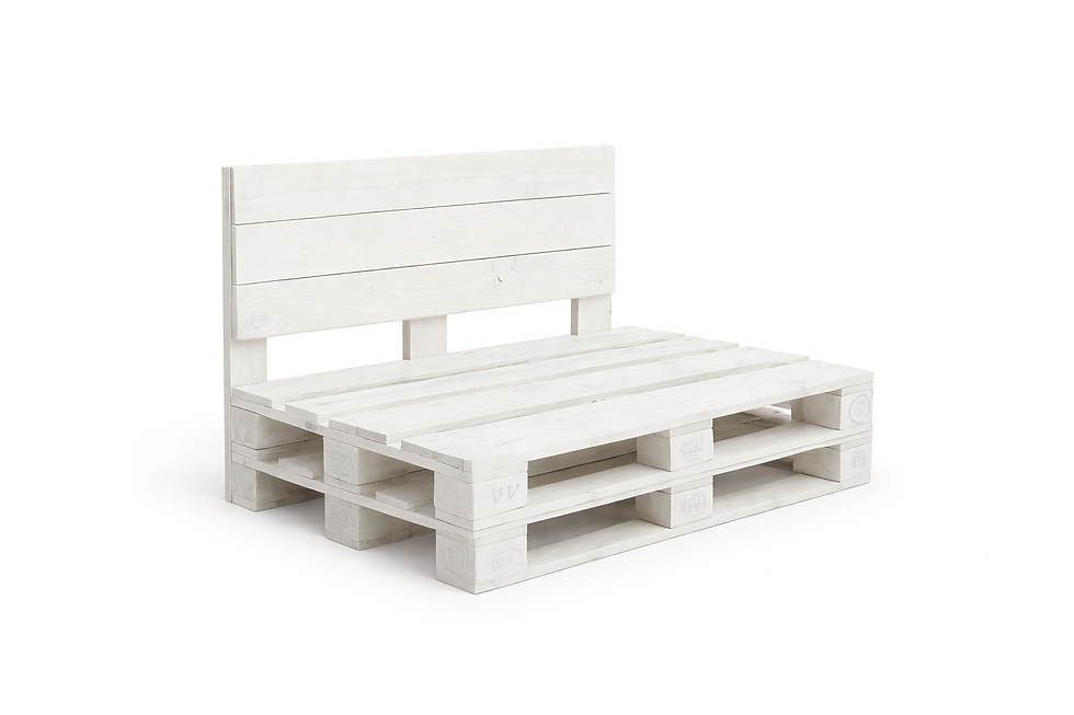 Miniatura: sofá de palets exterior