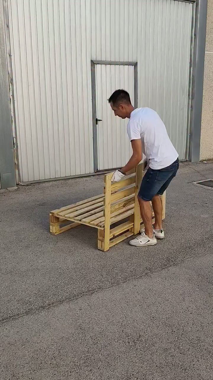 Miniatura: Sofa terraza palet | PaleTienda
