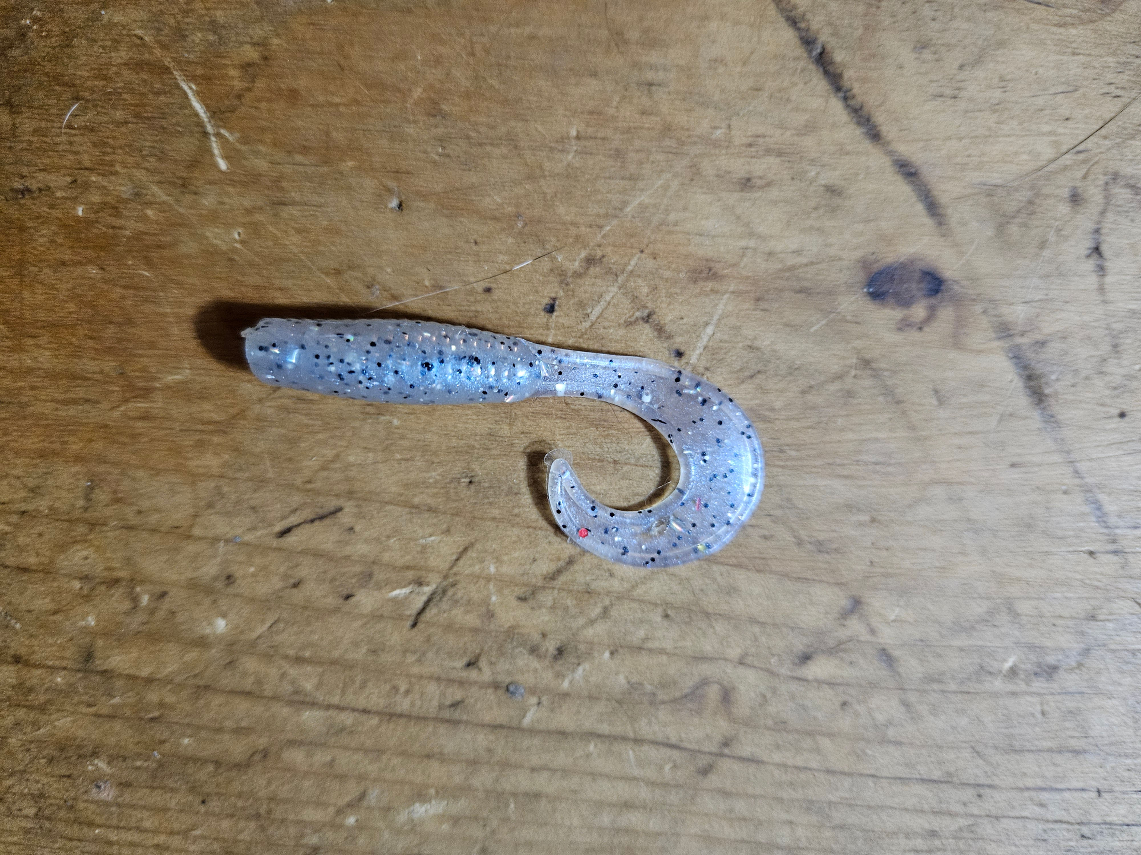 2" light blue clear jig package of 5
