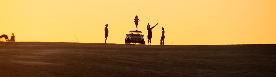 Buggy au coucher de soleil