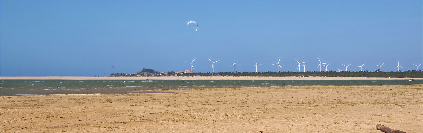 Spot de kitesurf de Patos à Icaraí de Amontada au Brésil