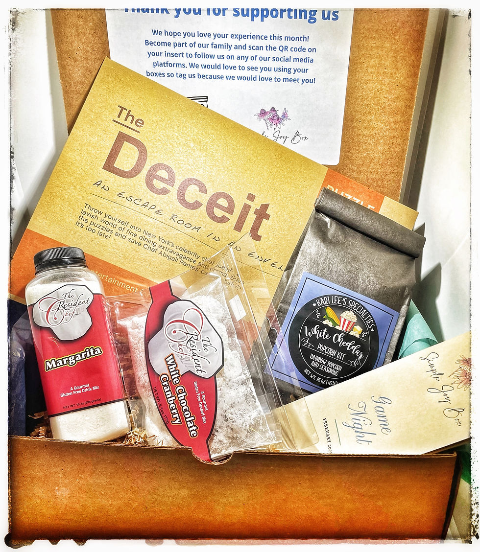 Game Night Simple Joy Box