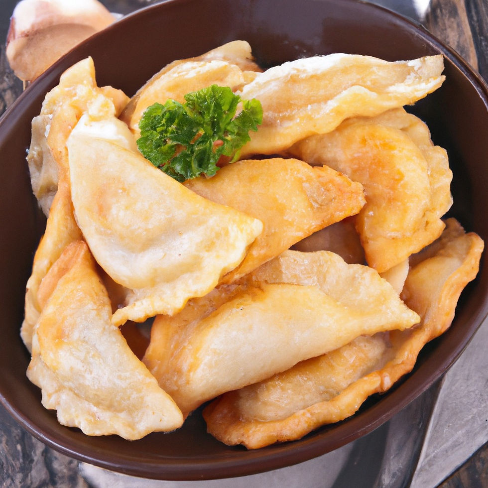 fried perogies