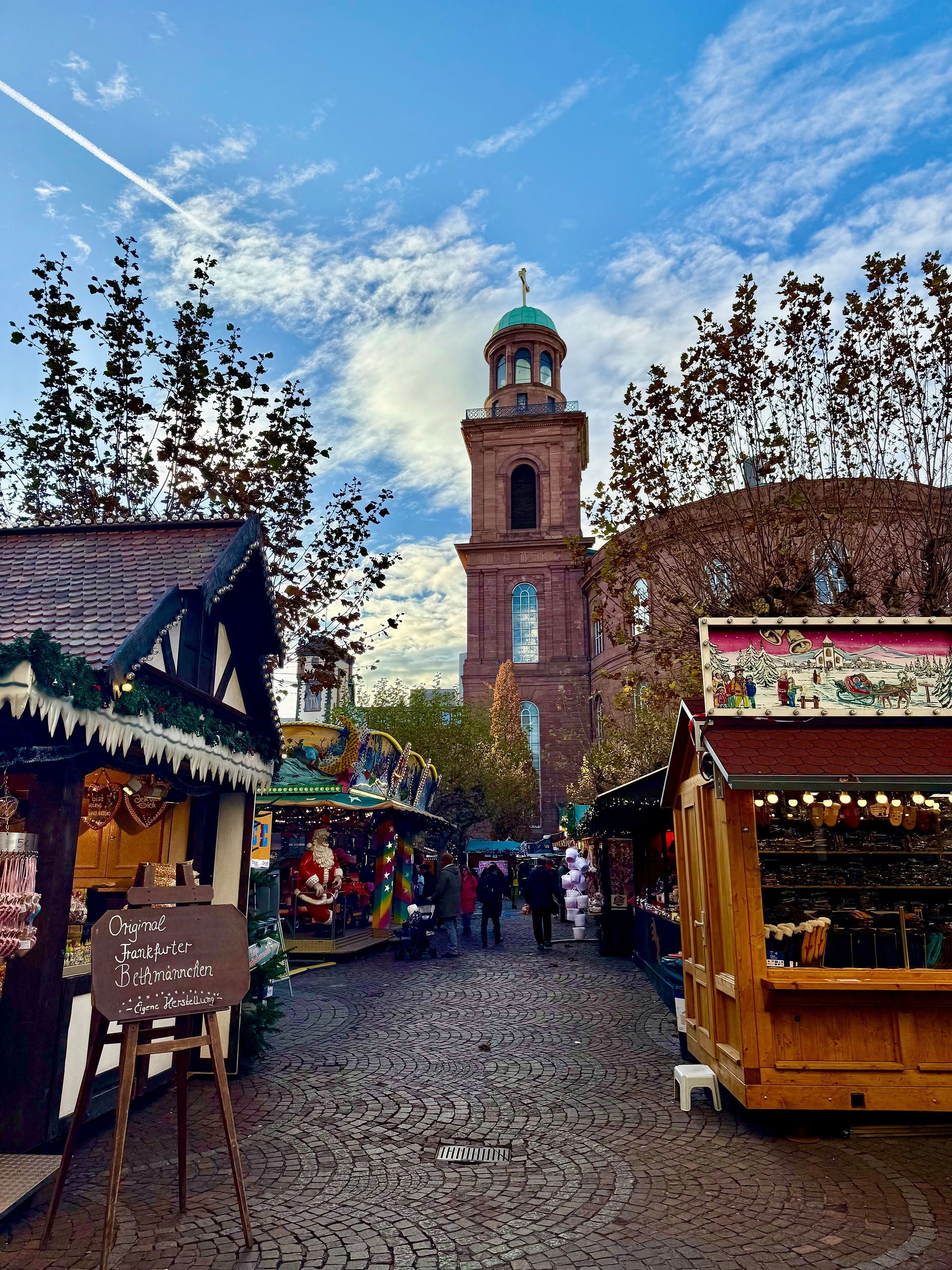 Items sold at European Christmas market stalls