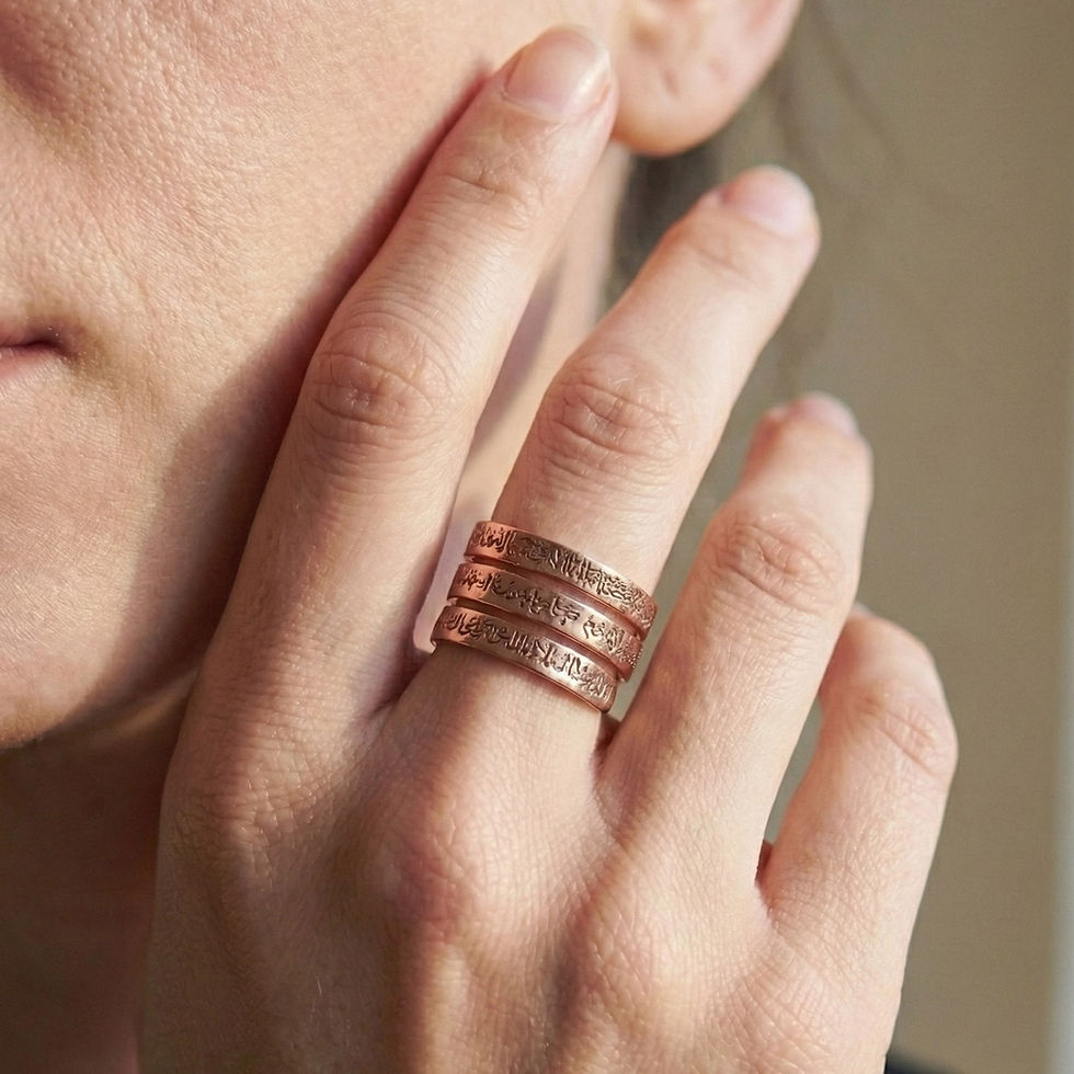 ayetel kürsi bakır yüzük