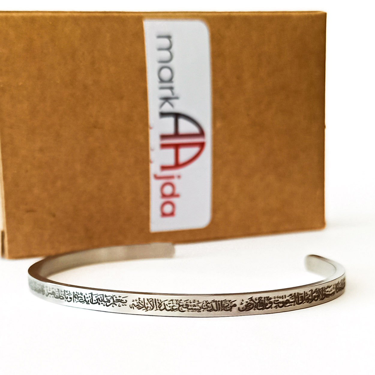 erkek çelik ayetel kürsi bileklik