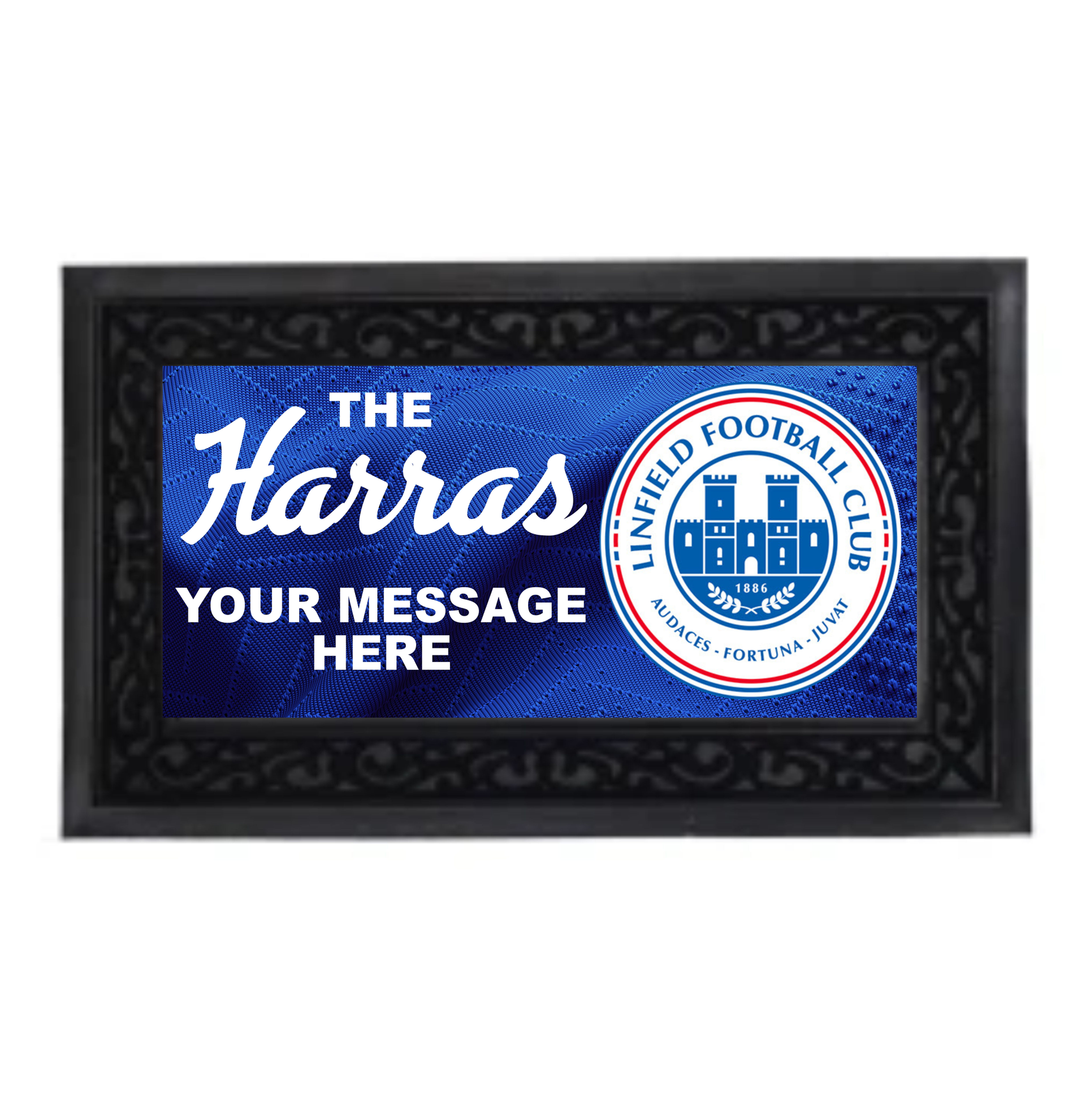 Personalised Linfield Doormat