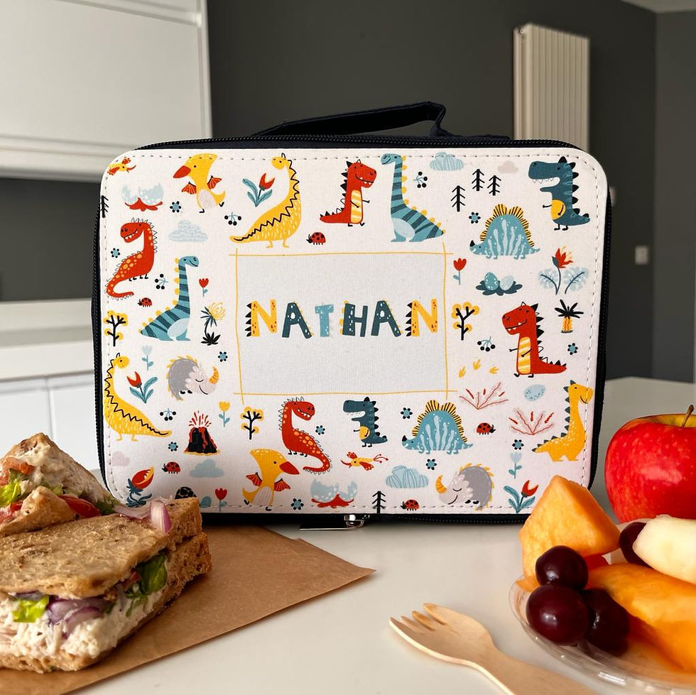 Personalised Dinosaur Cooler Lunchbag