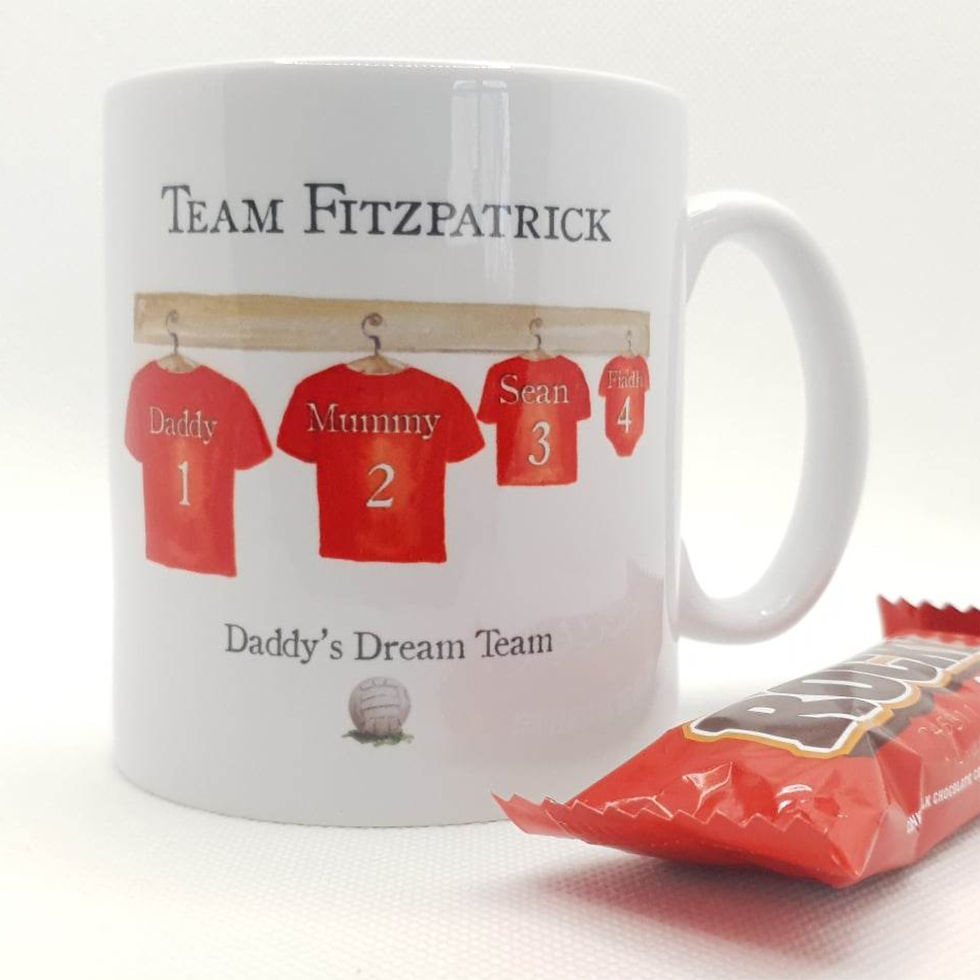 Personalised #1 Daddy Gaelic Football Mug