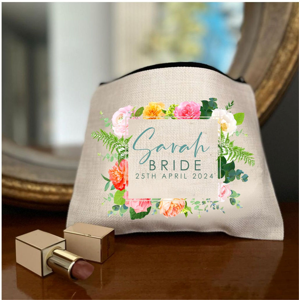 Country Garden Makeup Bag