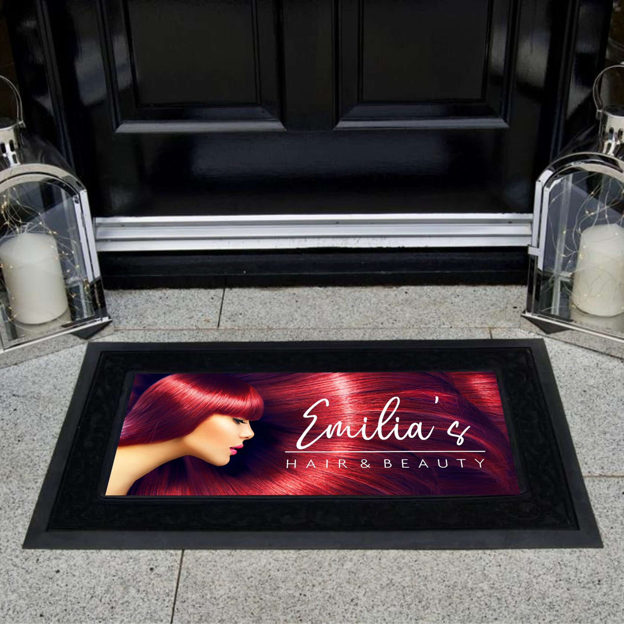 Personalised Hair Salon Doormat