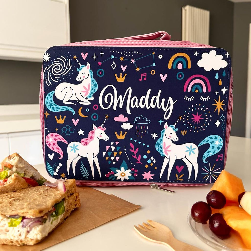 Personalised Unicorns Cooler Lunchbag