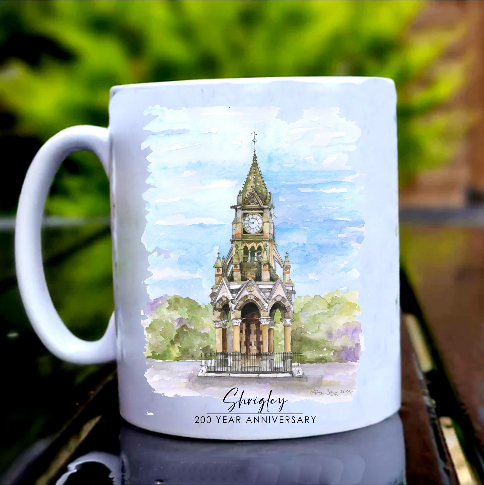 The Clock Tower, Shrigley Anniversary Mug