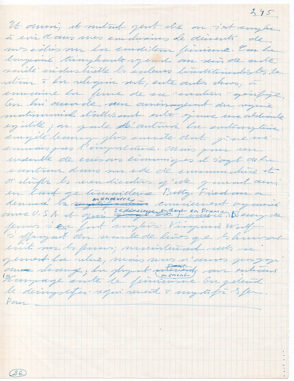 BEAUVOIR (Simone de)