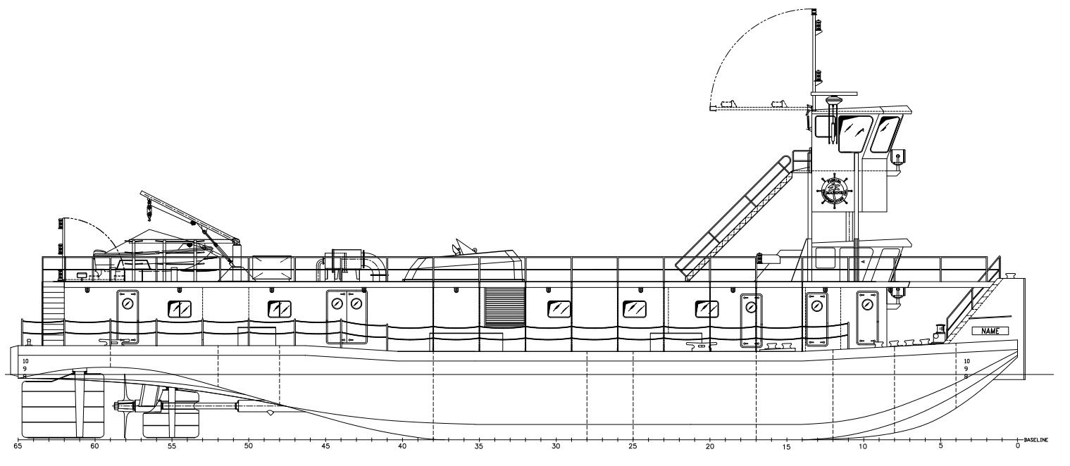 130' Jack Up Pilothouse Tow Boat