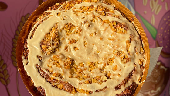 Butterscotch Banana Coffee Cake