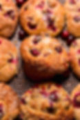 Cranberry Orange Sourdough Muffins