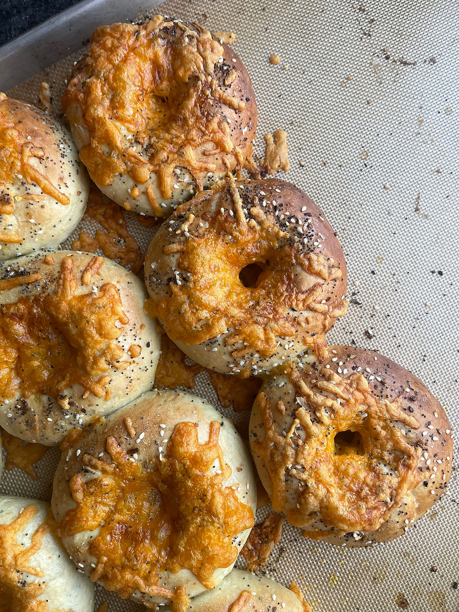 Sourdough Bagels