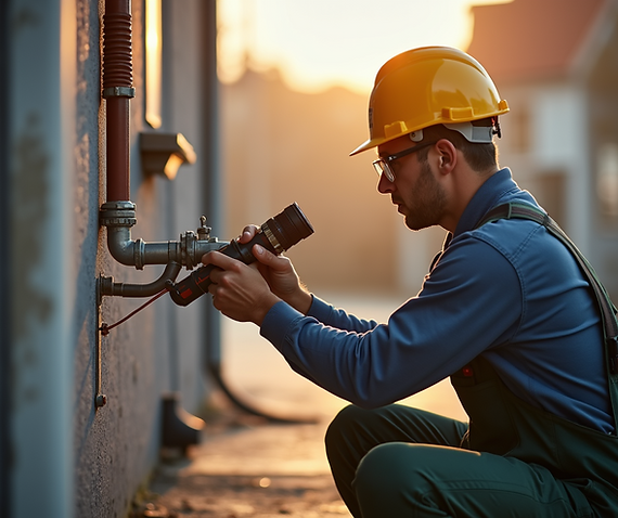 A-plumber-in-action-performing-a-gas-leak-detection-with-professional-technical-tools-in-n