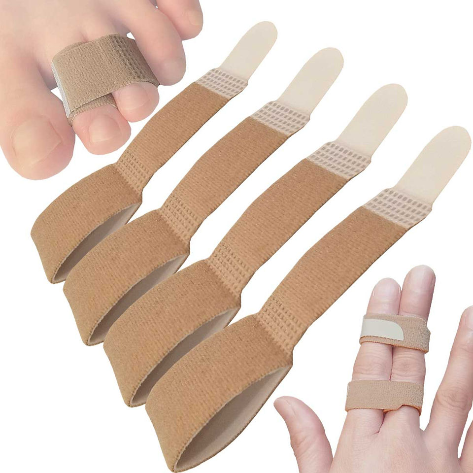 Chiroplax Hammer Toe Wraps broken buddy toe splint