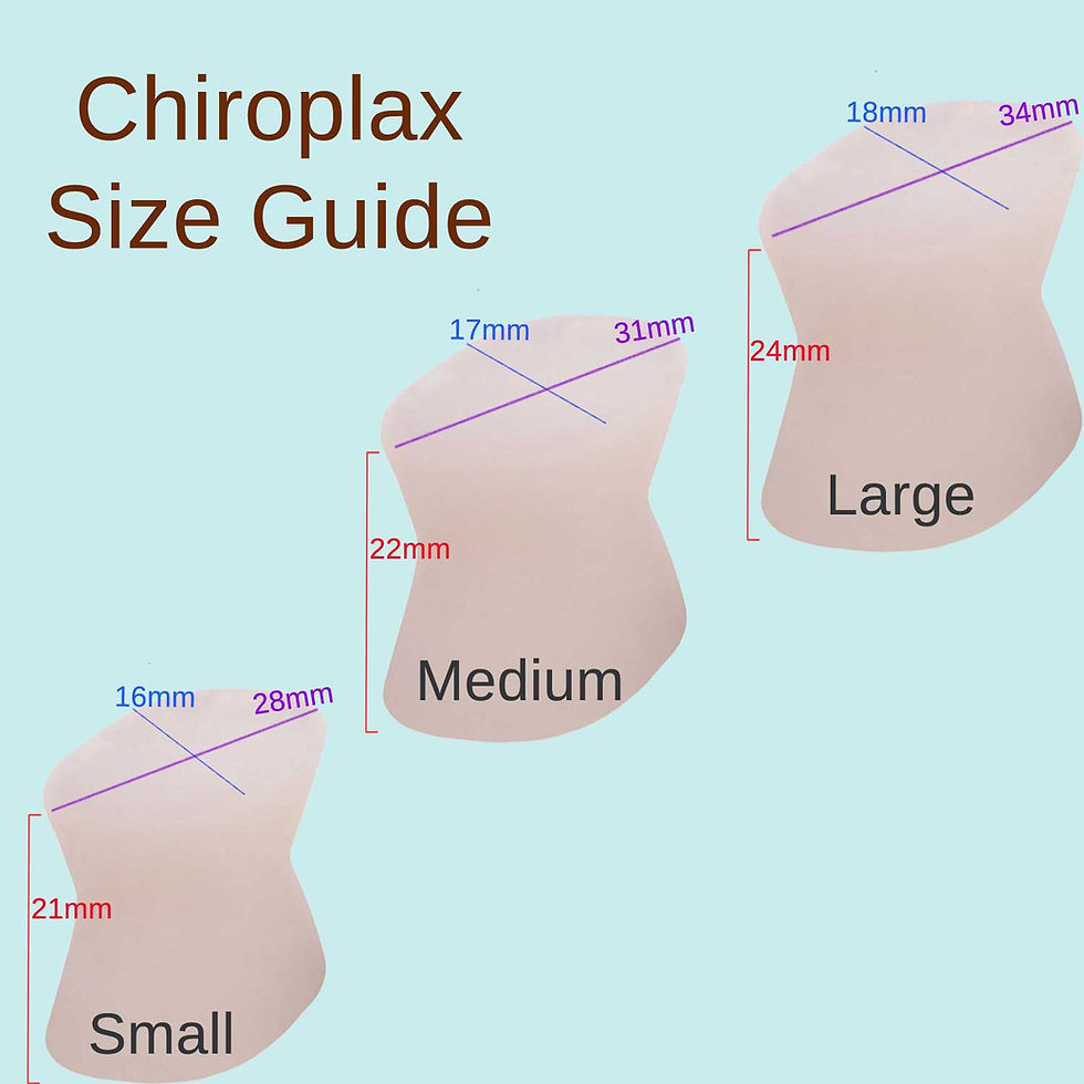 Thumbnail: Chiroplax Gel Toe Spacers Separators Toe Spreader Straightener for Bunion Pain Relief