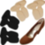 Chiroplax High Heel Cushion Inserts Pads Suede Metatarsal Heel Liner Protector Grips Anti Slip Shoe Insoles for Women
