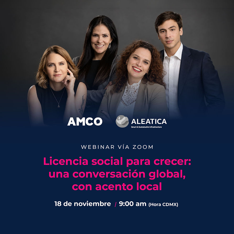Licencia social para crecer: una conversación global, con acento local