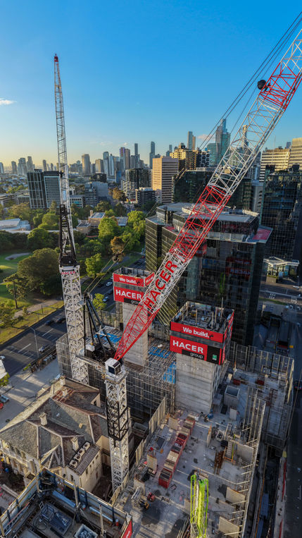 Home Albert Park at sunset