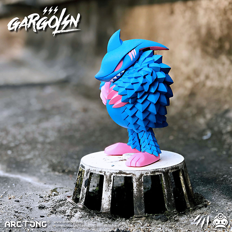 Thumbnail: GARGOLIN Angry Shark Version LIMITED 350 PIECES 憤怒的穿山甲 甲格林 怒鯊限量版