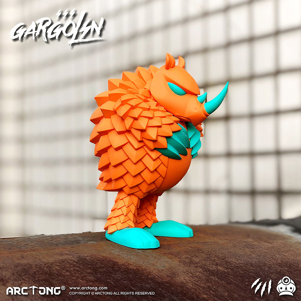 Thumbnail: GARGOLIN Angry Rhino Version LIMITED 350 PIECES 憤怒的穿山甲 甲格林 犀怒限量版