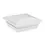 Miniatura: 5 in. W x 5 in. D Contemporary Post Top White
