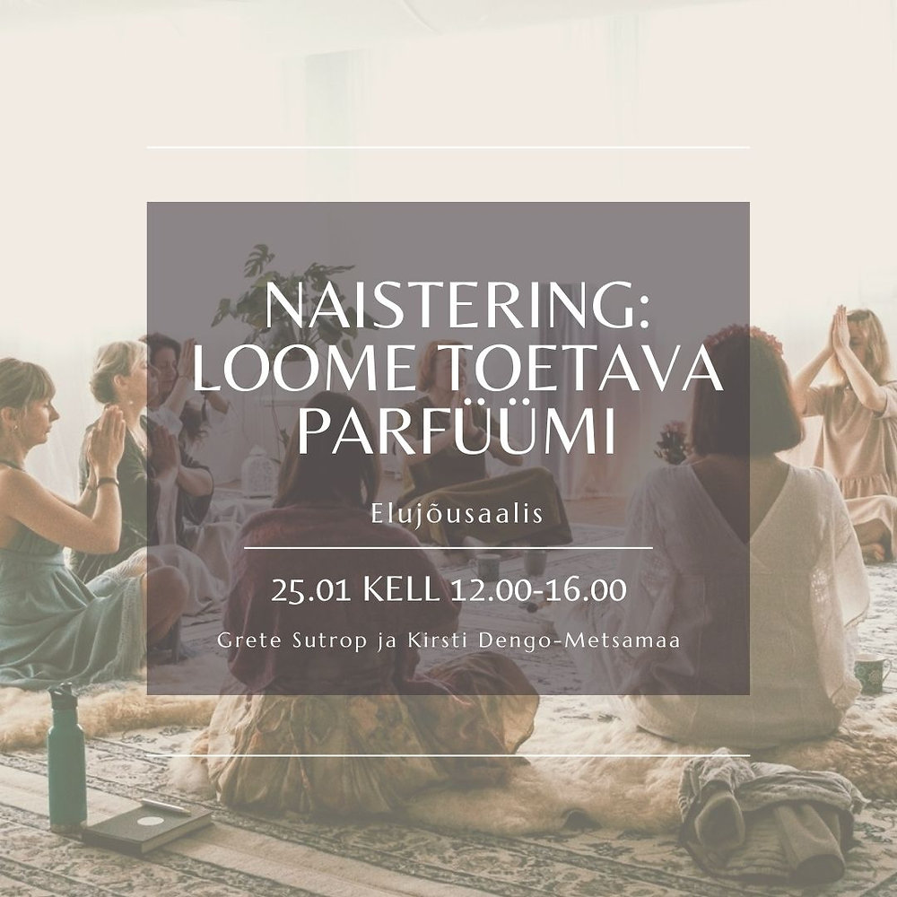 Kutsun kokku mõnusa naisteringi pühapäeval, 25. jaanuaril kell 12-16 Elujõusaalis, kus loome ise endale uueks aastaks toetava parfüümi DoTerra õlidest! Mu eelmi