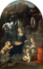 The Virgin of the Rocks, Leonardo da Vinci, 1483