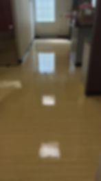 Shiny waxed floor by a top rated cleaning company