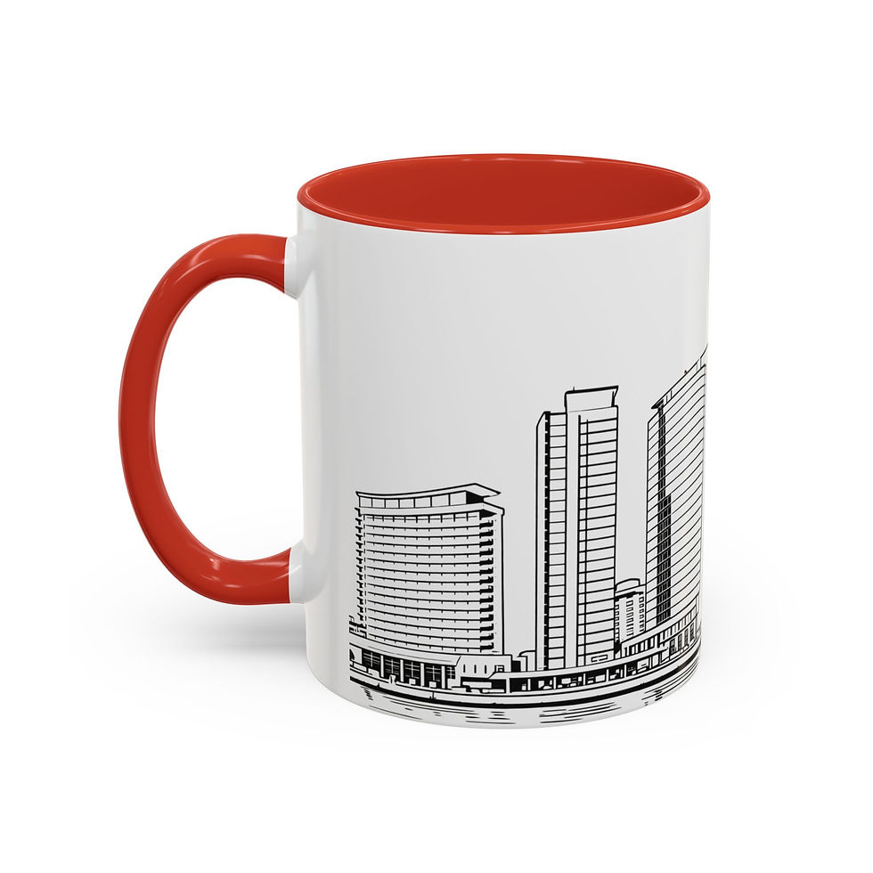 Thumbnail: No Place Like Home Coffee Accent Mug — Trinidad & Tobago City Skyline (11/15oz)