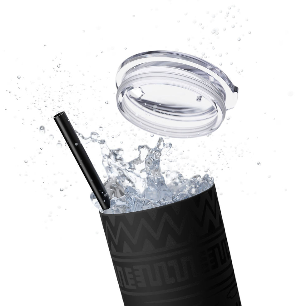 Thumbnail: Skinny Tumbler with Straw, 20oz