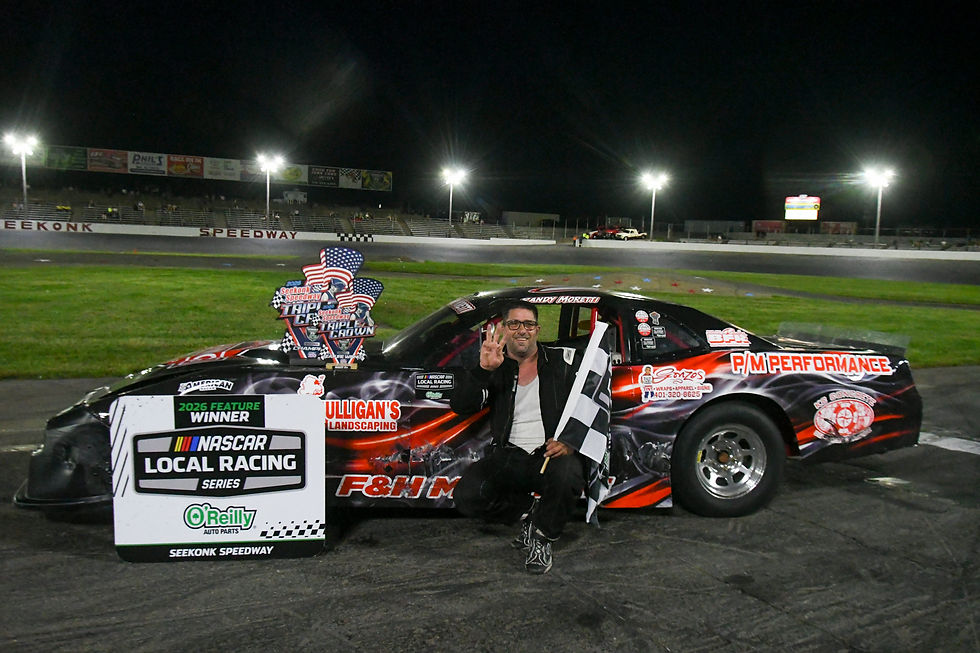 RANDY MORETTI AT SEEKONK SPEEDWAY