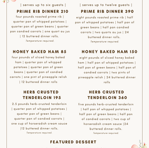 Easter Catering at Barrels and Boards