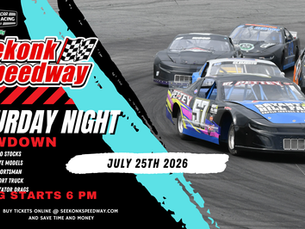 Nascar Racing at Seekonk Speedway