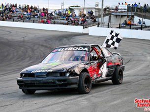 SAMANTHA SLEBODA ROCKETS TO SPORT 4 VICTORY LANE