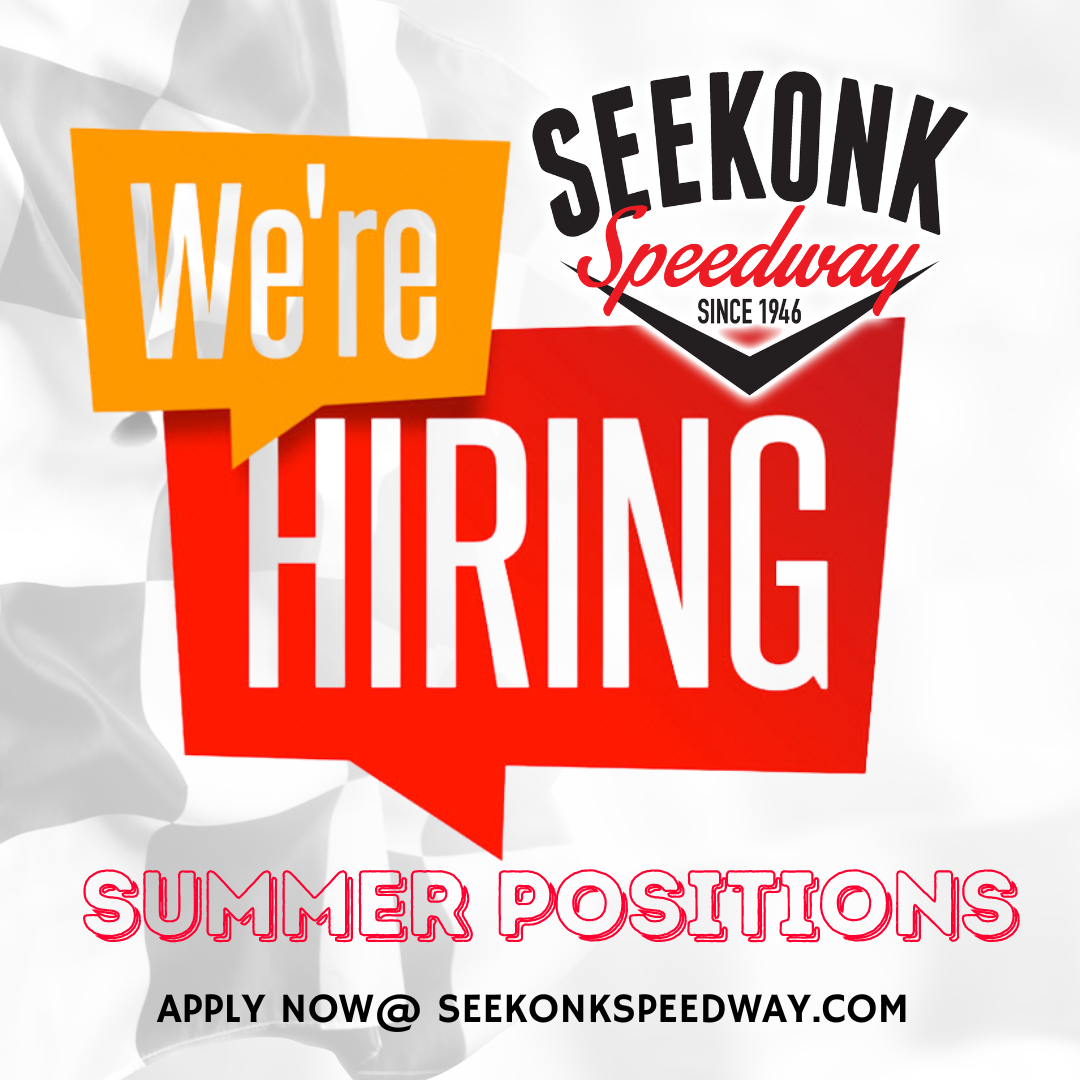 Seekonk Speedway is now hiring — join the team