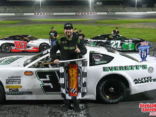 BELCHER BREAKS INTO LATE MODEL VICTORY LANE