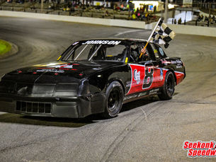 DEFENDING SPORT 4 CHAMPION RICHIE JOHNSON MOVES UP, WINS DEBUT RACE IN PURE STOCKS