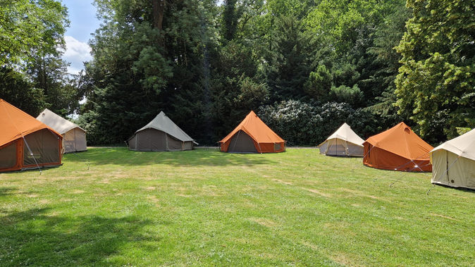 Glamping in een spirituele tipi of tent. 