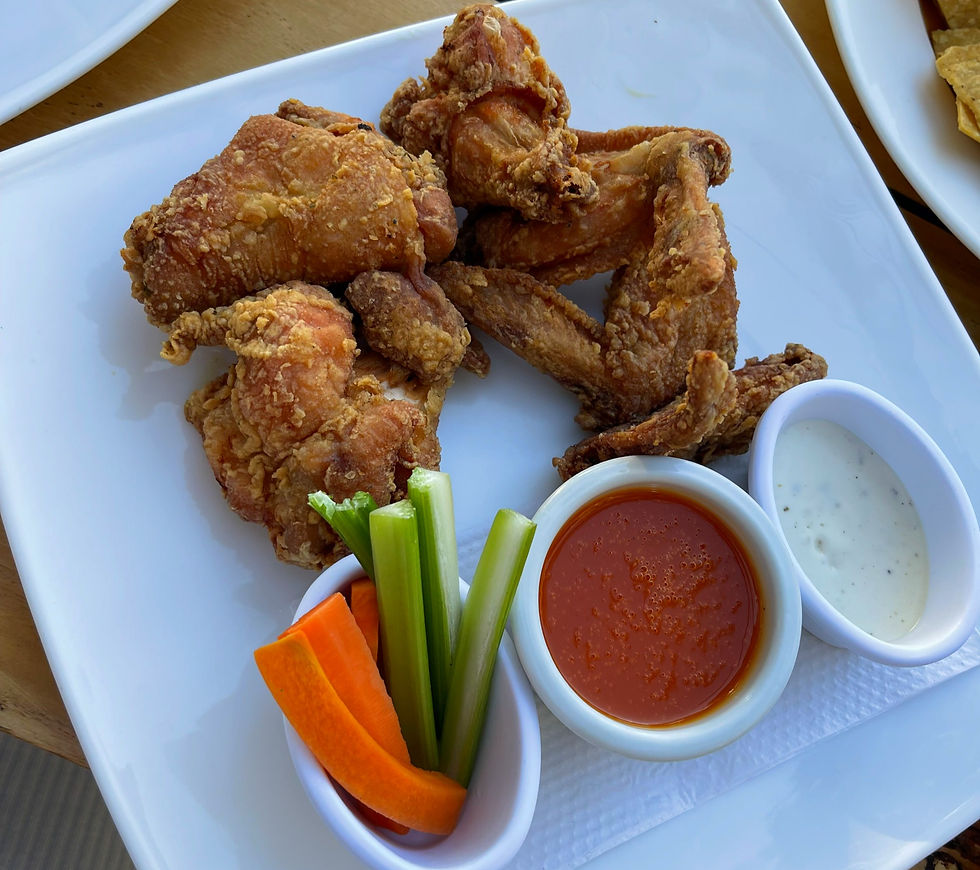 Mango habanero wings