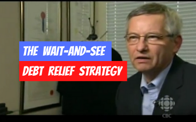 The Wait-and-See Debt Relief Strategy